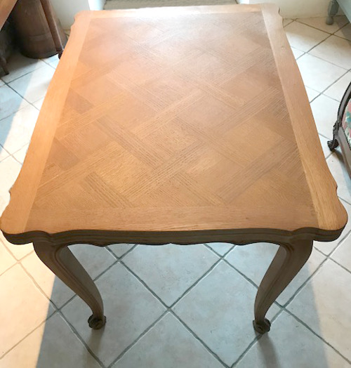 small old french Provencal extending dining table